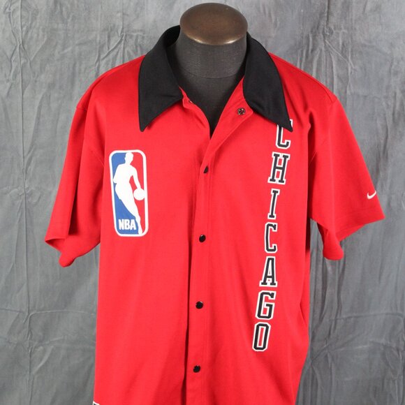 Chicago Bulls Warm Up Jacket (VTG) - Michael Jordan 23 by Nike - Men's Large - Picture 2 of 14